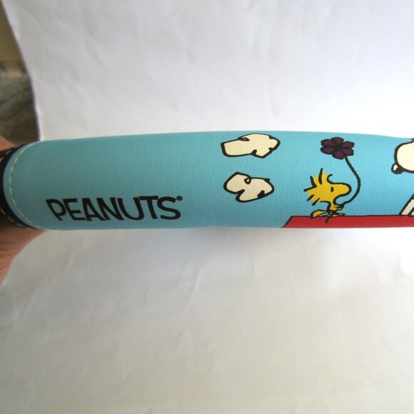 Snoopy Woodstock Sitting On Roof Peanuts Steering Wheel Cover - Picture 6 of 6